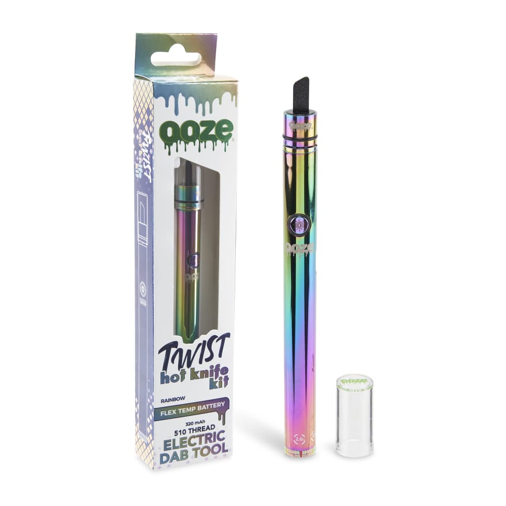 Ooze Twist Hot Knife – Twist Slim Pen 2.0 + Hot Knife Kit – Rainbow
