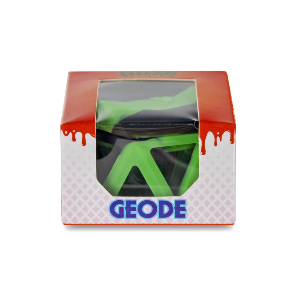 Geode Silicone & Glass Container - Chameleon