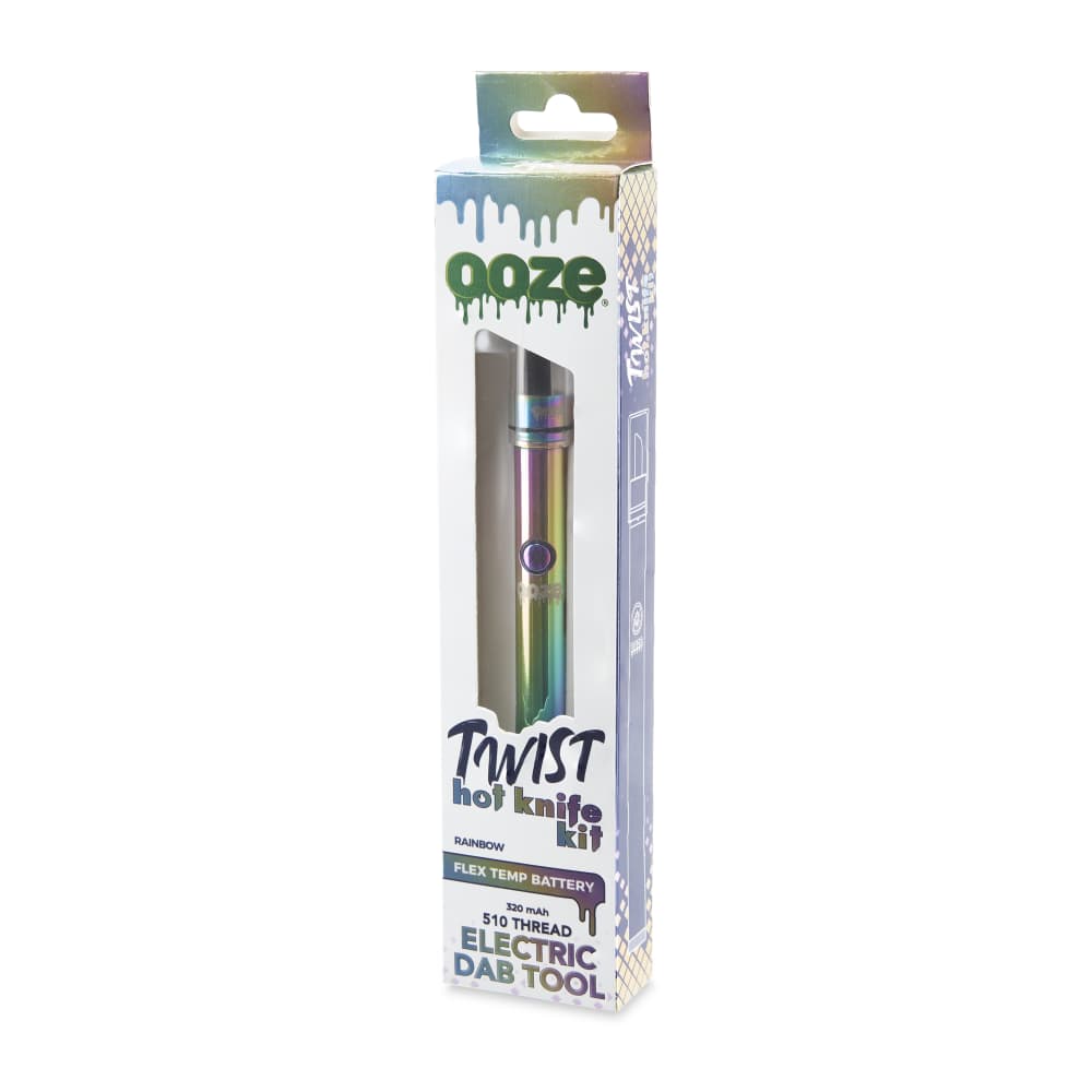 Ooze Twist Hot Knife – Twist Slim Pen 2.0 + Hot Knife Kit – Rainbow