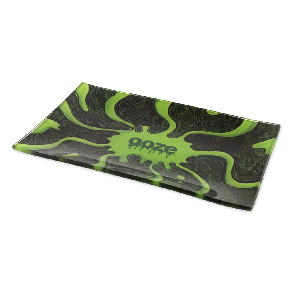 Ooze Rolling Tray - Shatter Resistant Glass - Abyss