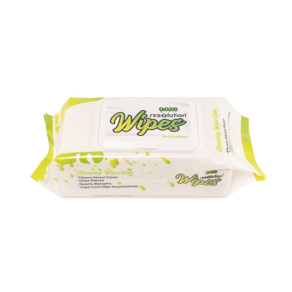 Ooze Resolution Glass Cleaning Res Wipes - 100Ct