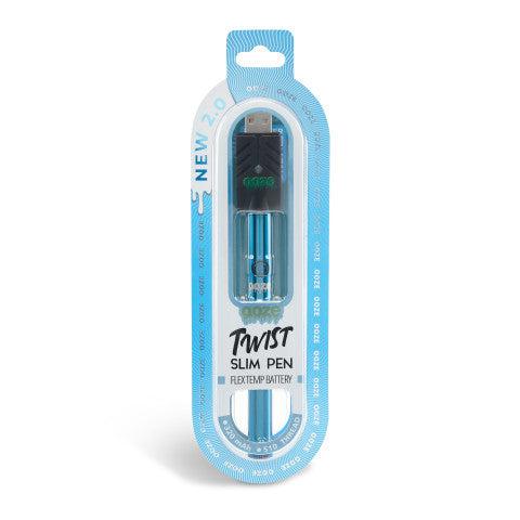 Ooze Twist Slim Pen 2.0 510 Thread Vaporizer Battery – Sapphire Blue
