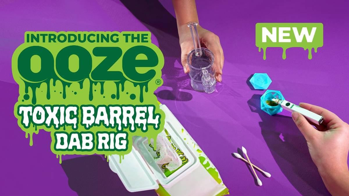 Introducing the Ooze Toxic Barrel Mini Dab Rig