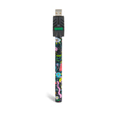 The Ooze Time Warp Twist Slim Pen 2.0 is upright with the smart USB charger attached