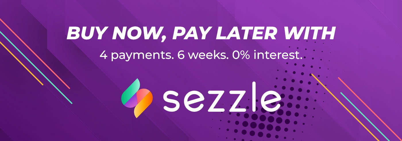 Buy Now, Pay Later with Sezzle. 4 Payments. 6 Weeks. 0% Interest.
