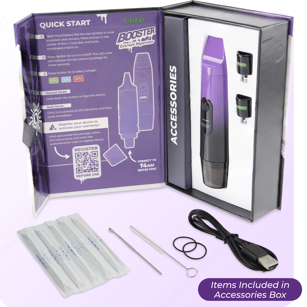 Booster Extract Vaporizer – C-Core 1100 mAh – Galaxy Purple