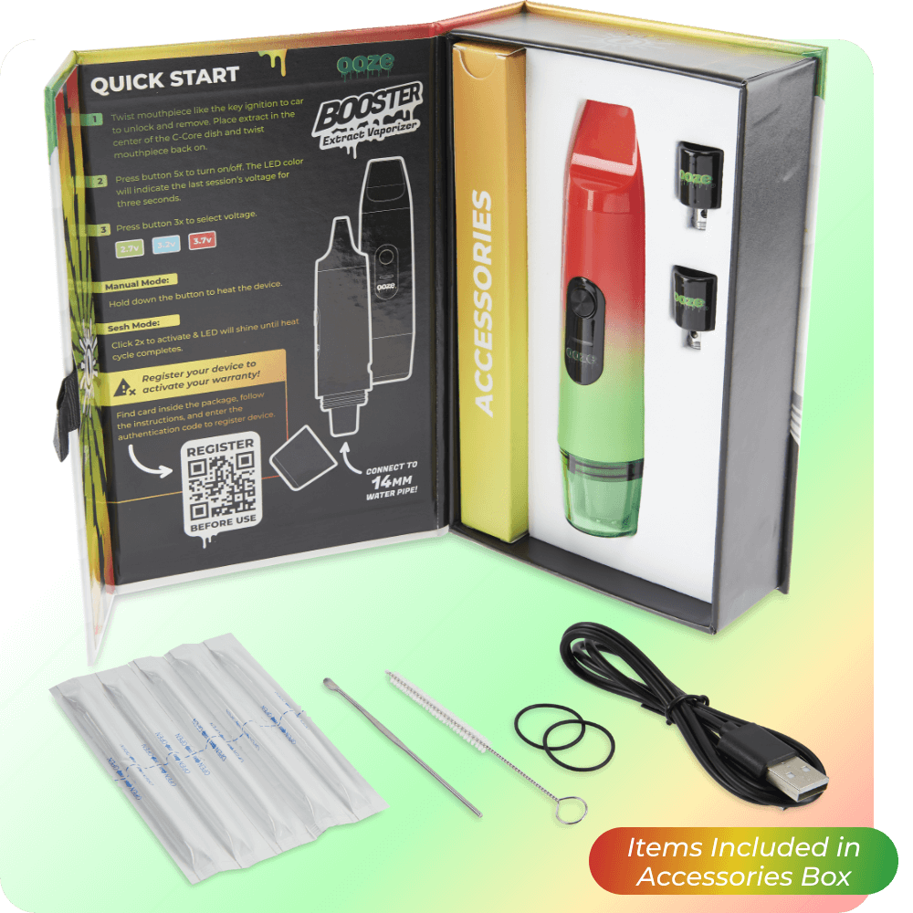 Booster Extract Vaporizer – C-Core 1100 mAh – Rasta