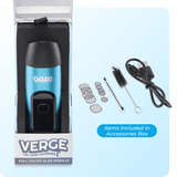 Verge – 2500 mAh Dry Herb Vaporizer - Arctic Blue