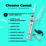 Chrome Comet E-Nail Dab Rig Kit