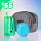The Duplex Pro Bundle graphic shows a mary jade Ooze Duplex Pro, teal geode stash jar and grey wristlet with $55 in the corner