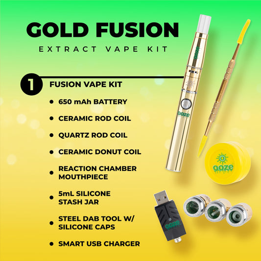 Lucky Gold Fusion Extract Vaporizer Kit