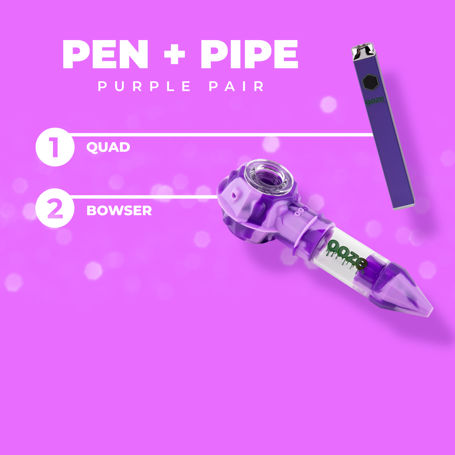 Purple Pen and Pipe Bundle Oozelife