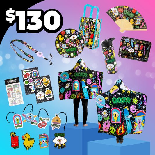 The Time Warp Accessories Pack shows all 18 limited edition accessories included in the $130 bundle