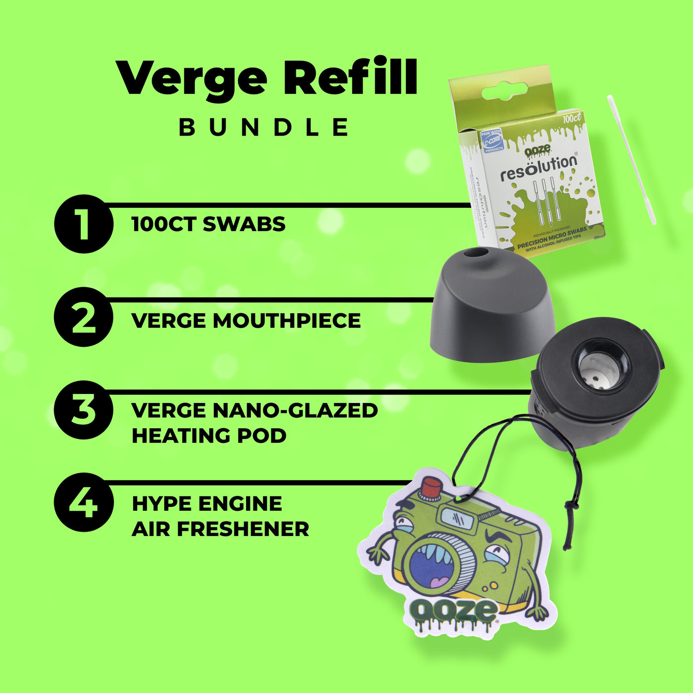 Verge Refill Bundle item list