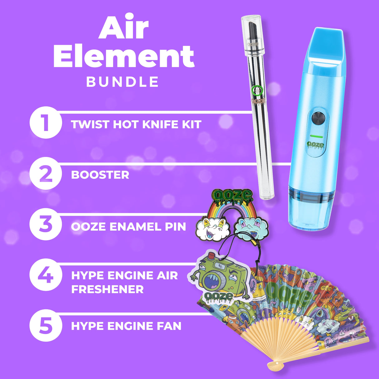 Ooze Elements Air Bunde item list