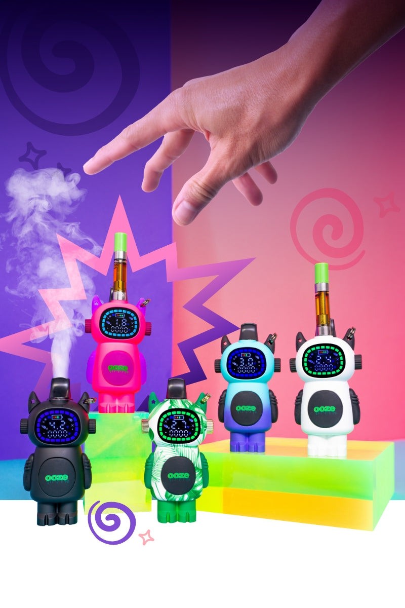 Ooze Bot Character Vape 650 mAh - Panther Black Ooze Bot Character Vape 650 mAh - Panther Black