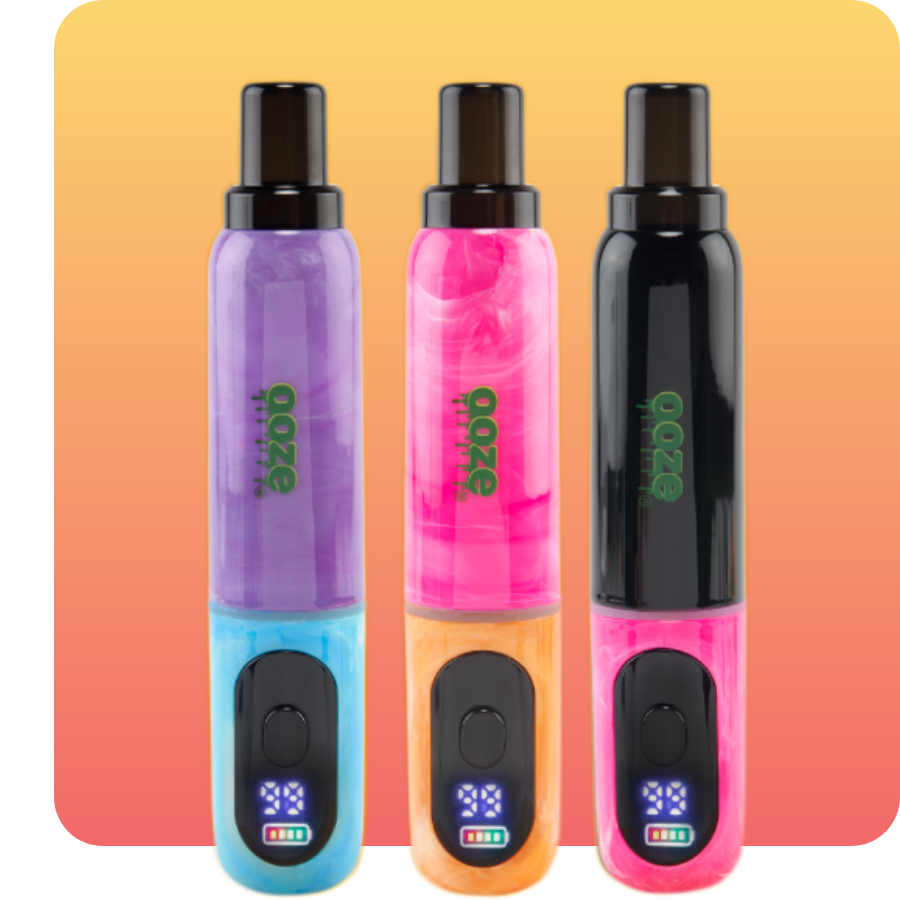 hi lo disposable vape Ooze Hivo – 400 mAh Conceal Battery - Black