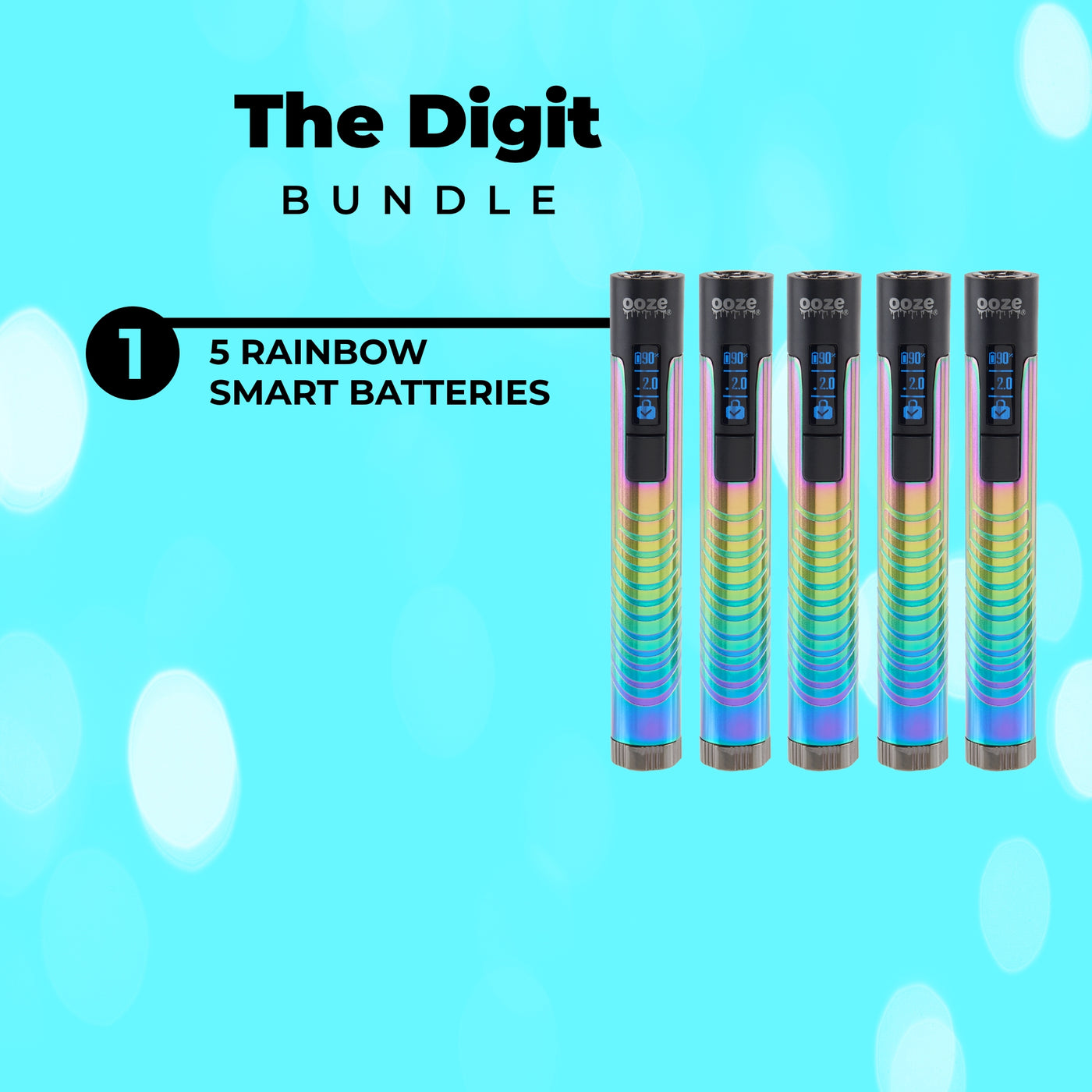 Rainbow Digit 5-Pack