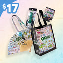 Hotel Lucky Birthday Package bundle with birthday candles, koozie, fan, lanyard, and bag for $17