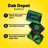 Dab Depot 3-in-1 Rolling Tray Bundle