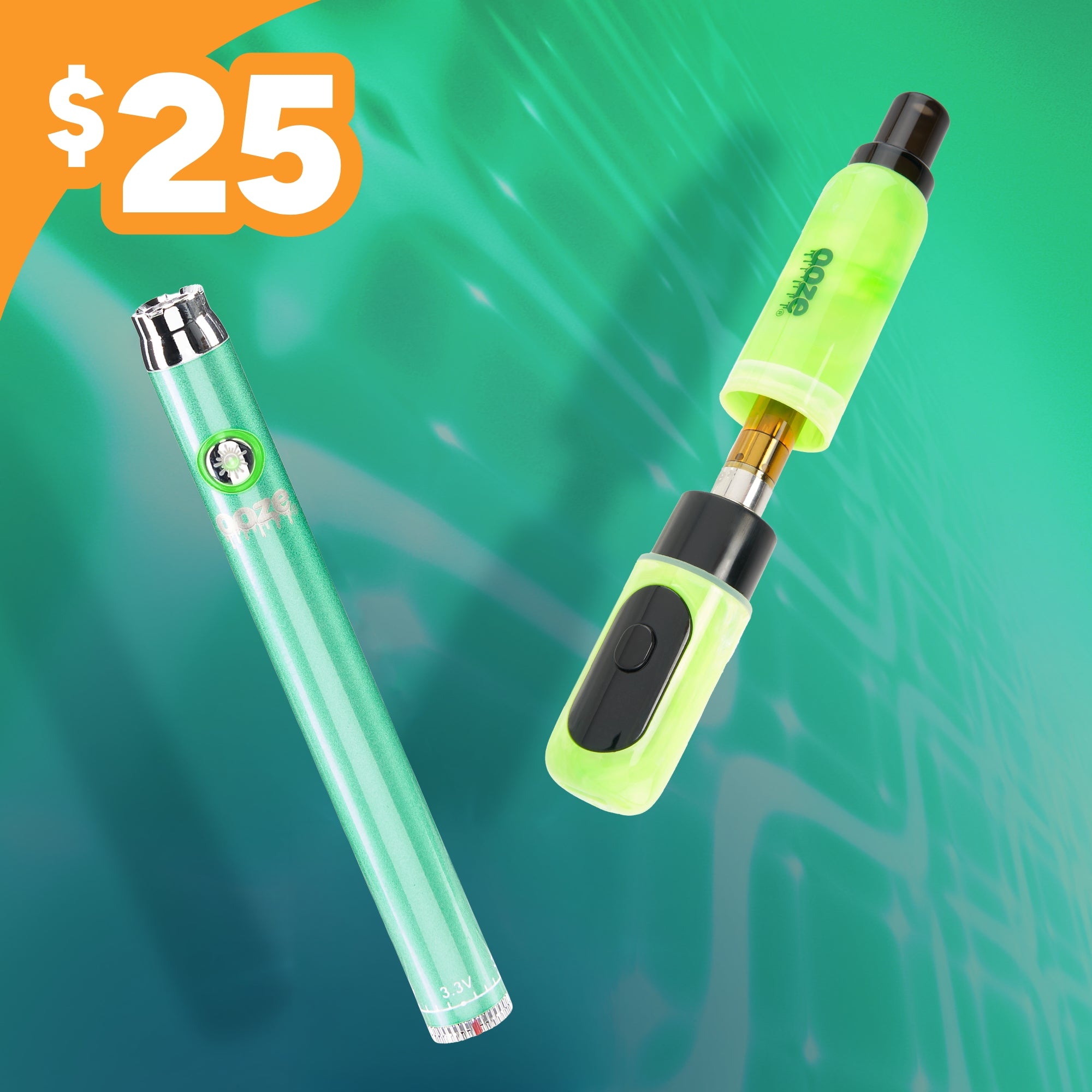 EGDE【L-XL！透け！光沢】WLINE AIR SINGLET シングレット The Grundle Bundle — Green Ooze Vape Pens — 510 Battery Deals