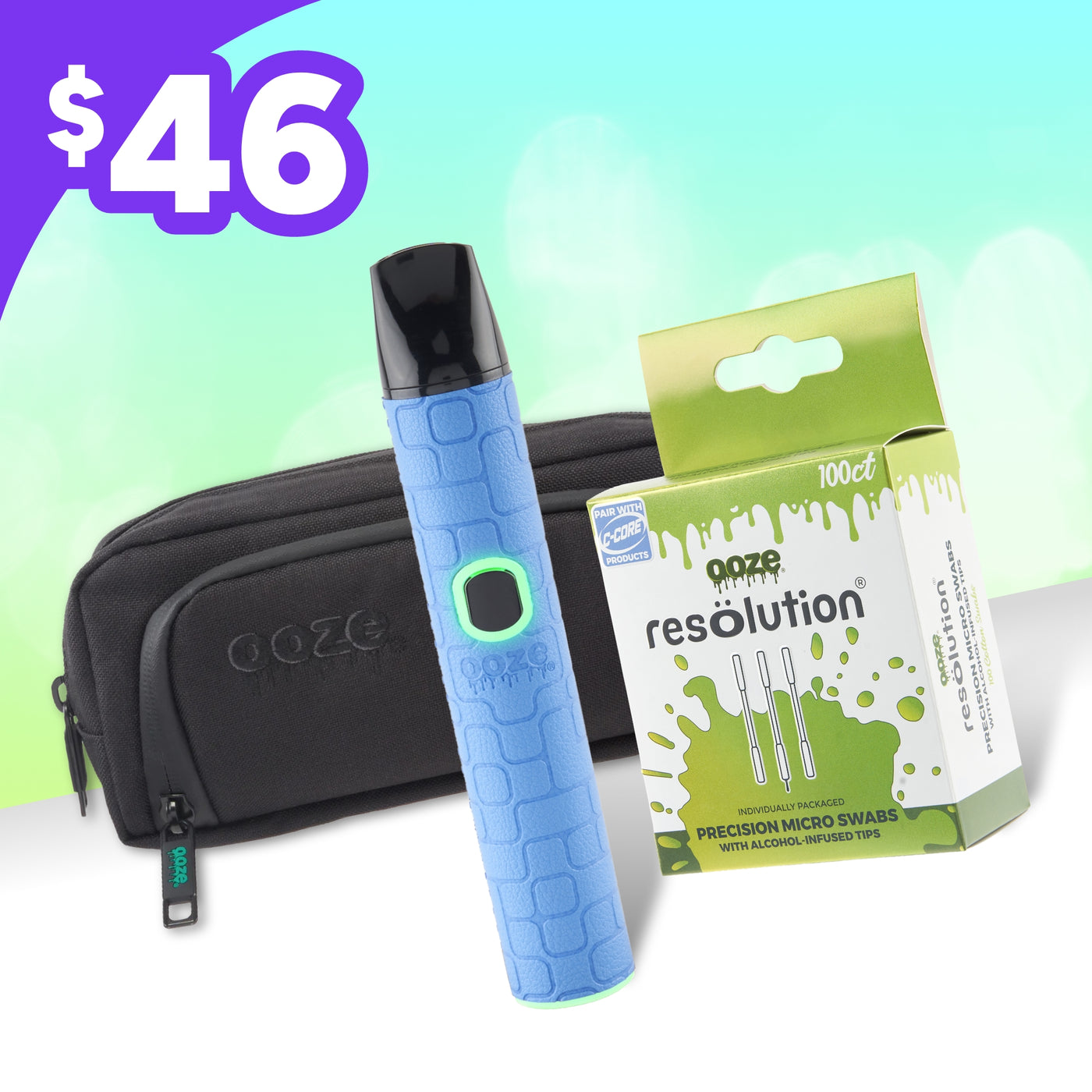 Ooze Pinch Bundle - Dry Herb Vaporizer Kit Ooze Pinch Bundle - Dry Herb Vaporizer Kit