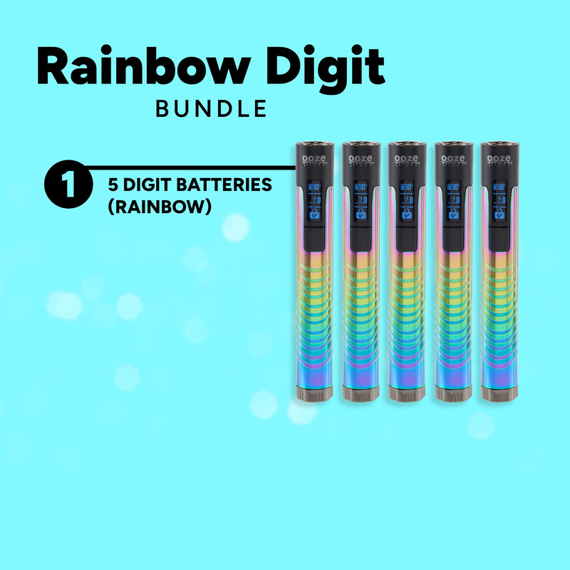 Digit Smart Tech 510 Battery 5-Pack – Rainbow
