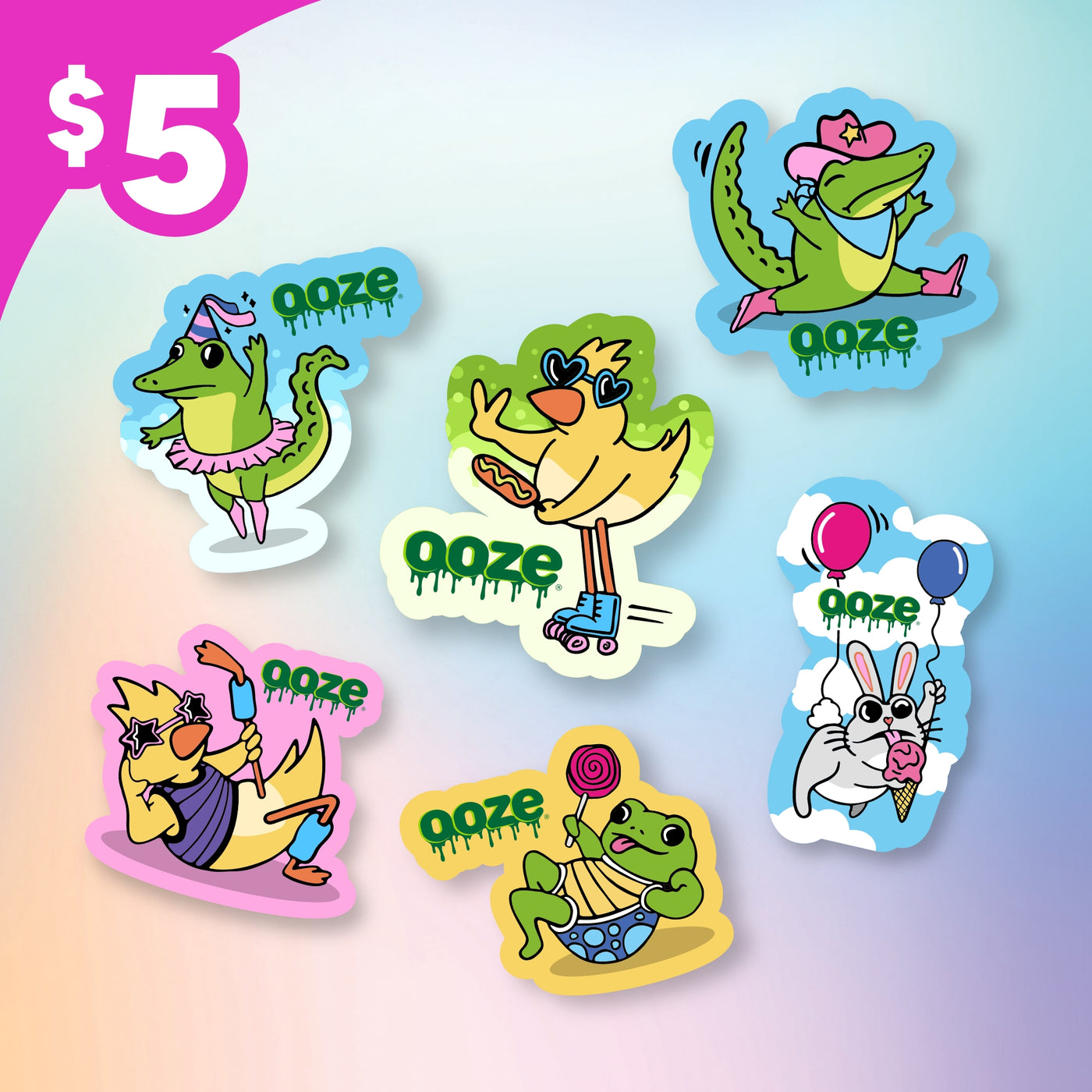 Ooze Sticker Bundle - Cannabis Vape Sticker Pack Ooze Sticker Bundle - Cannabis Vape Sticker Pack