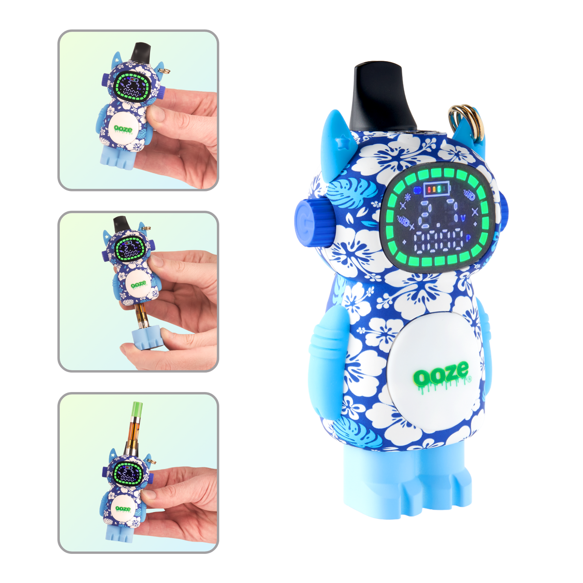 ooze bot character vape battery 650mAh Robot 510 – Aloha Flavor Concentrates Flavor:Apple Skittles Blue Razz Iced Killer