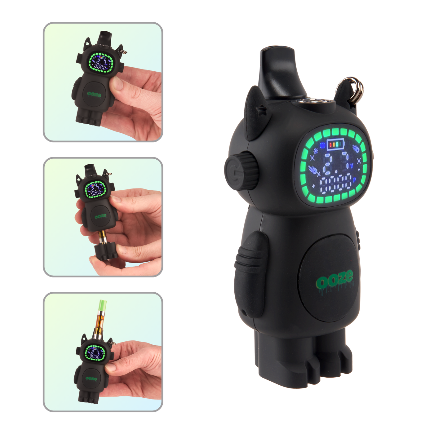 Ooze Bot Character Vape 650 mAh - Panther Black Ooze Bot Character Vape 650 mAh - Panther Black