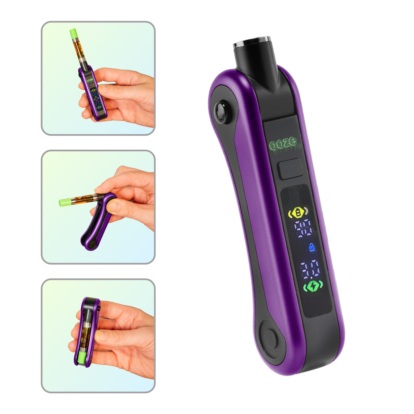 Hinge Flick 510 Thread Battery – 210 mAh – Ultra Purple