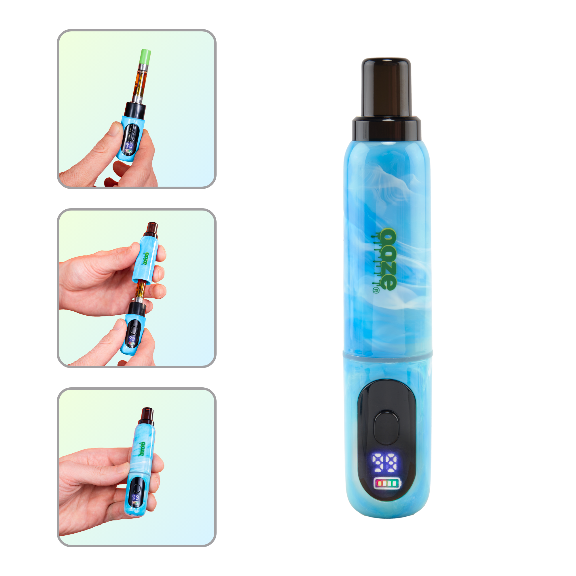 Ooze Hivo Conceal 510 Vape Battery - 400mAh Cartridge Ooze Hivo Conceal 510 Vape Battery - 400mAh Cartridge