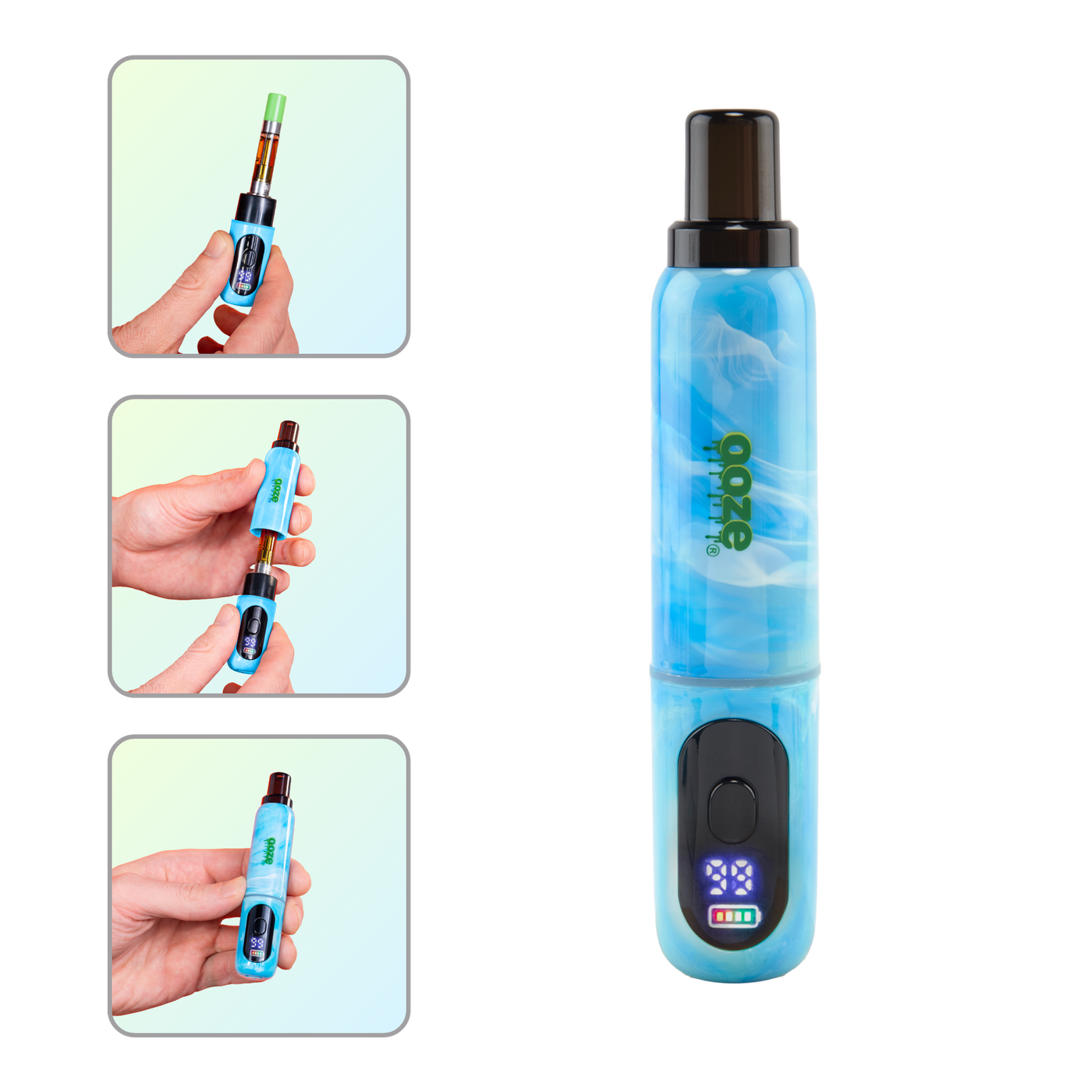 Hivo 510 Thread Conceal Battery – 400 mAh – Blue Swish
