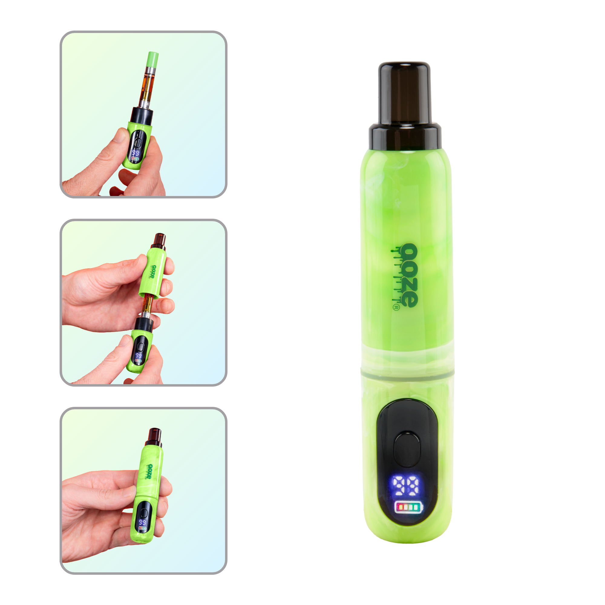 Ooze Hivo Conceal 510 Vape Battery - 400mAh Cartridge