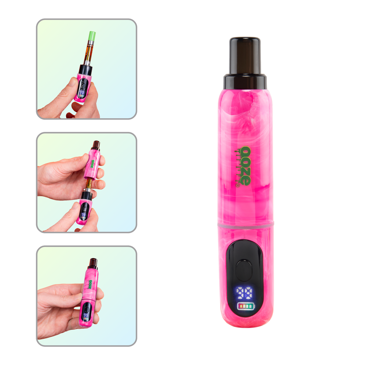 Hivo 510 Thread Conceal Battery – 400 mAh – Pink Swish