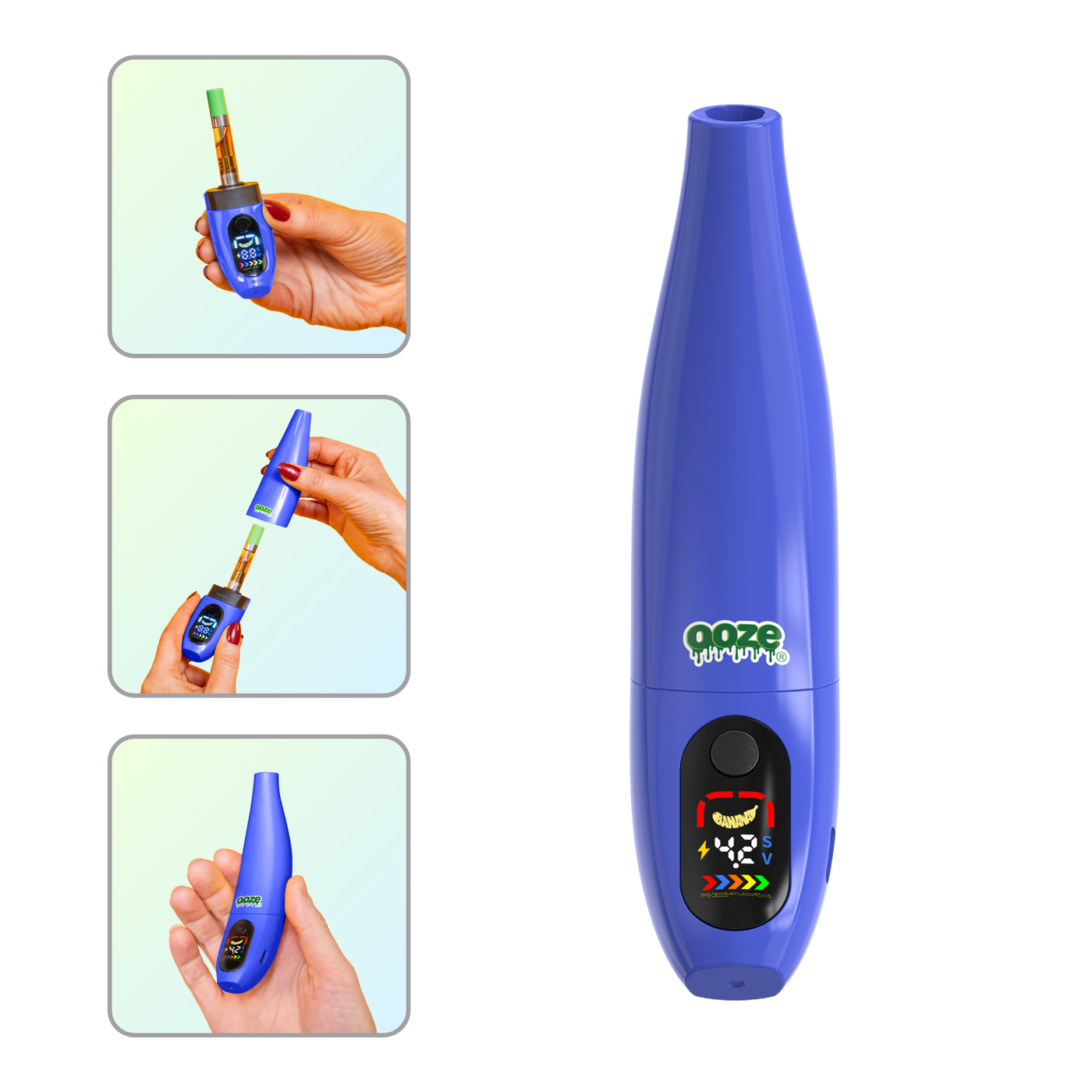 Peel Banana 510 Vape Battery – 400 mAh – Ultra Marine