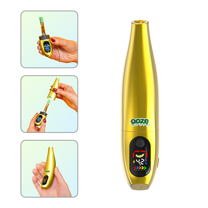 Peel Banana 510 Vape Battery – 400 mAh – Lucky Gold