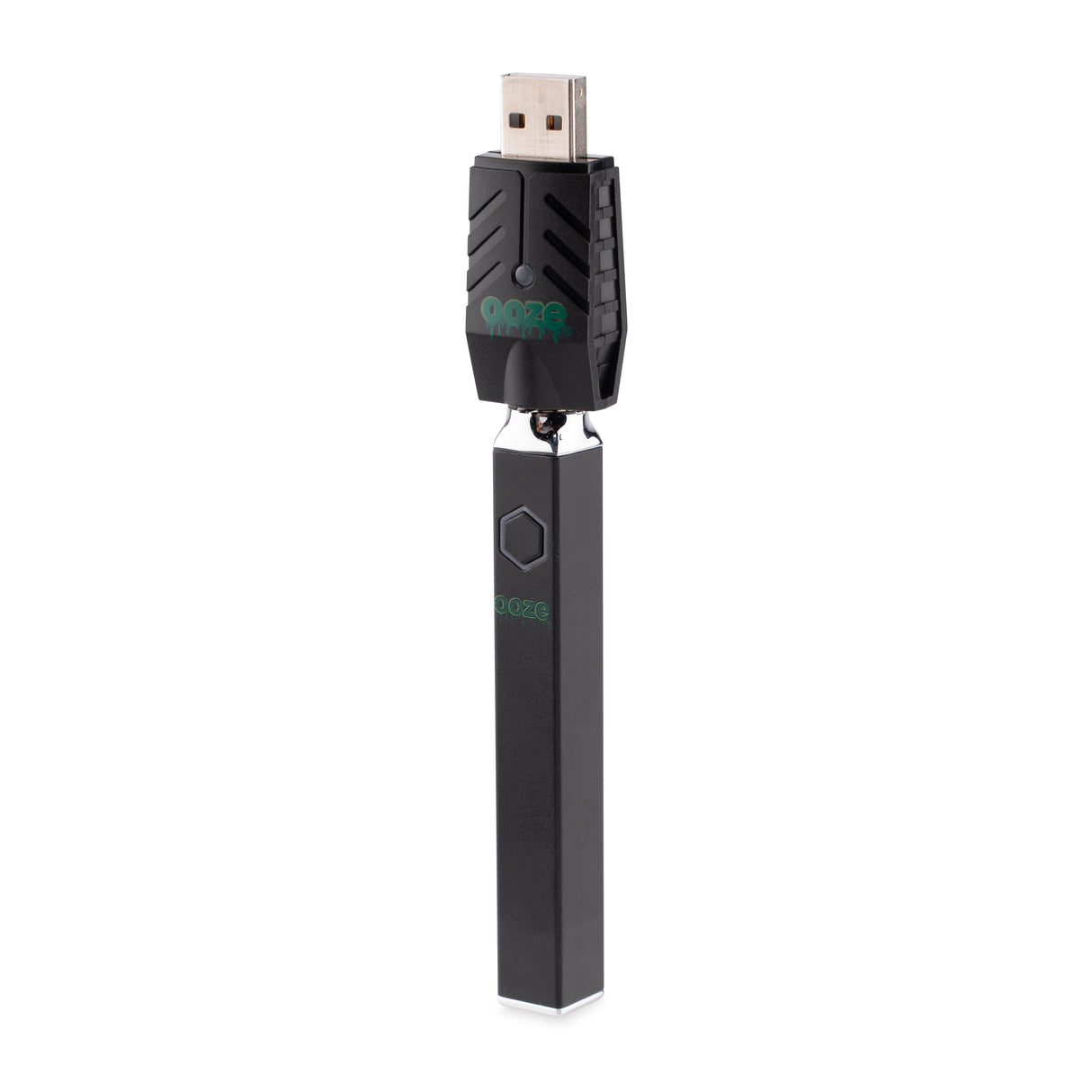 Diagonal view of Quad Black Box Vape to display flat sides