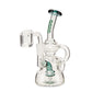 Ooze Flood Mini Recycler Dab Rig – Ocean Green