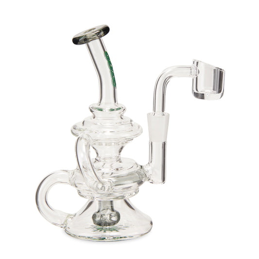 Ooze Rip Tide Mini Recycler Dab Rig – Midnight Wave