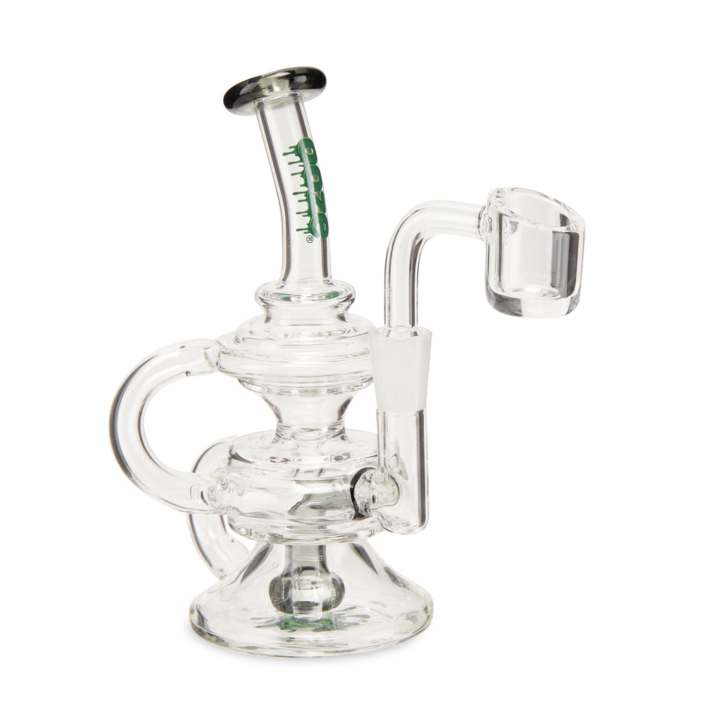 Ooze Rip Tide Mini Recycler Dab Rig - Midnight Wave