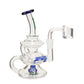 Ooze Rip Tide Mini Recycler Dab Rig – Dark Blue