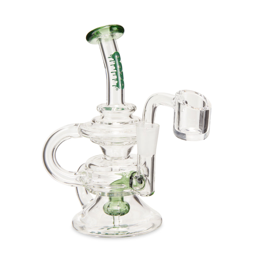 Ooze Rip Tide Mini Recycler Dab Rig – Slime Green