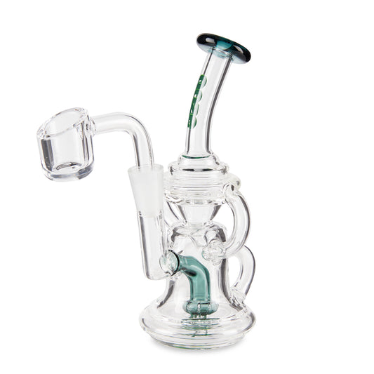 Ooze Surge Mini Recycler Dab Rig – Ocean Green