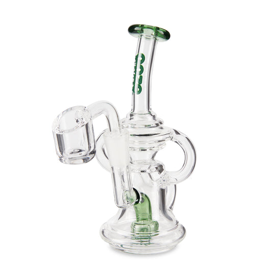 Ooze Surge Mini Recycler Dab Rig – Slime Green