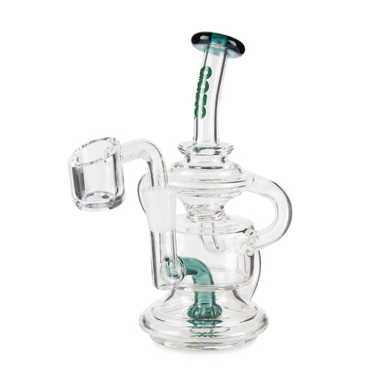 Ooze Undertow Mini Recycler Dab Rig – Ocean Green