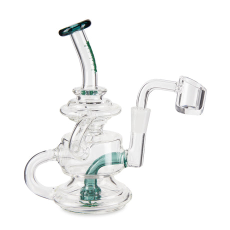 Ooze Undertow Mini Recycler Dab Rig – Ocean Green