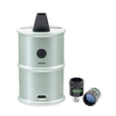 front view of sage electro barrel electric dab rig with attachments