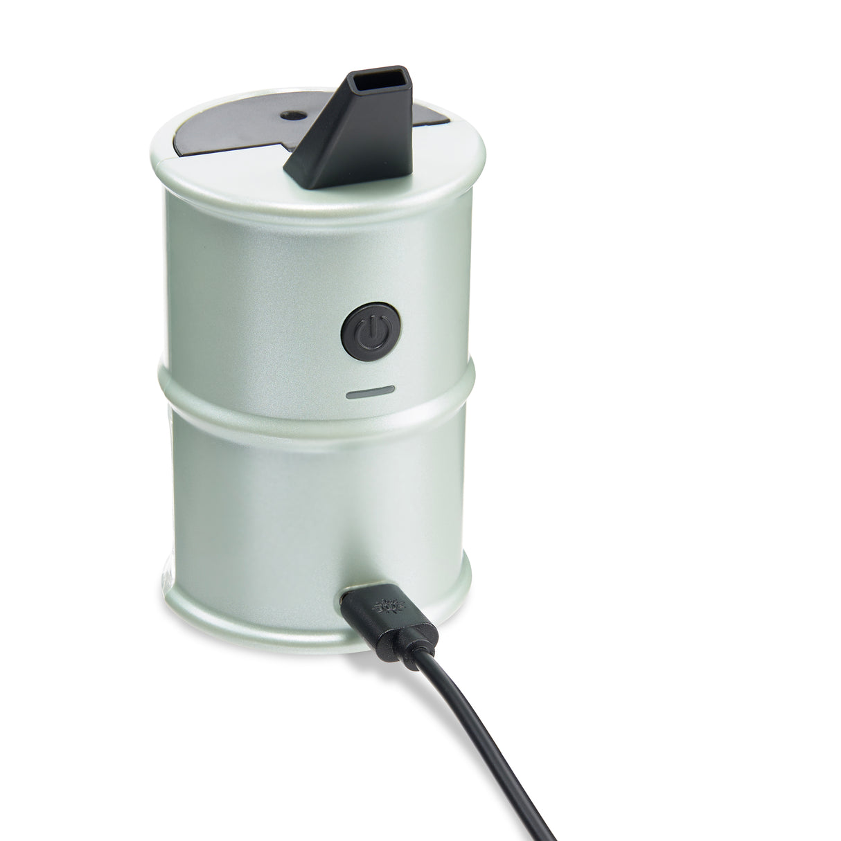 front view of sage electro barrel electric dab rig charging