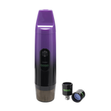 Front view of Purple Booster extract vape with attachments 